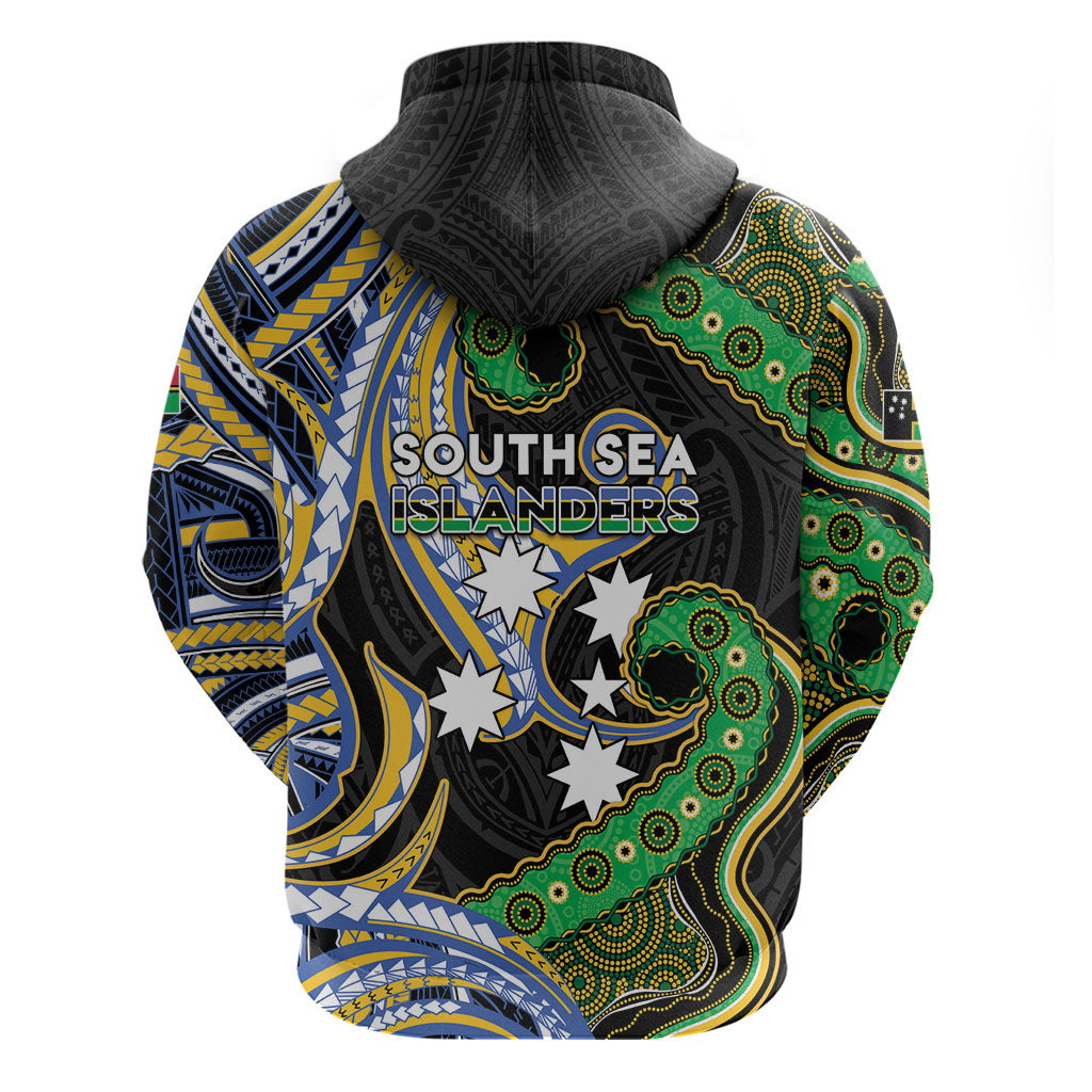 South Sea Islanders And Vanuatu Hoodie Boar Tusk Warrior Southern Tribal Pattern