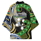 South Sea Islanders And Vanuatu Kimono Boar Tusk Warrior Southern Tribal Pattern