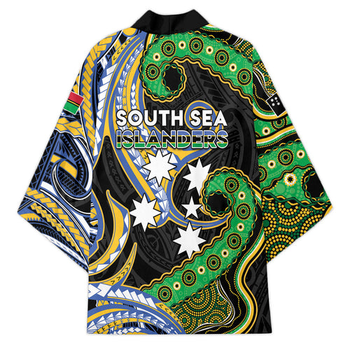 South Sea Islanders And Vanuatu Kimono Boar Tusk Warrior Southern Tribal Pattern