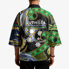 South Sea Islanders And Vanuatu Kimono Boar Tusk Warrior Southern Tribal Pattern