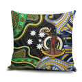 South Sea Islanders And Vanuatu Pillow Cover Boar Tusk Warrior Southern Tribal Pattern