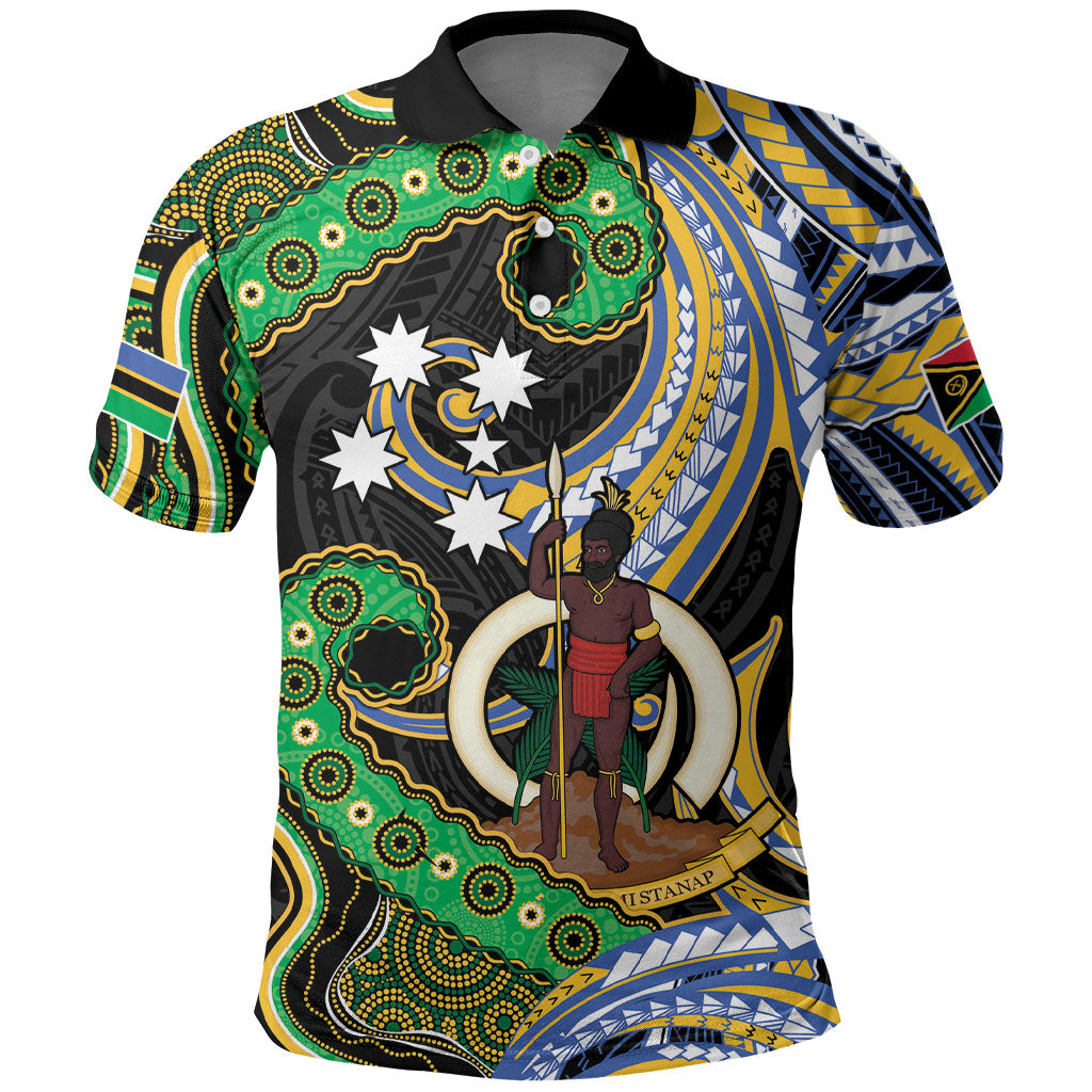 South Sea Islanders And Vanuatu Polo Shirt Boar Tusk Warrior Southern Tribal Pattern