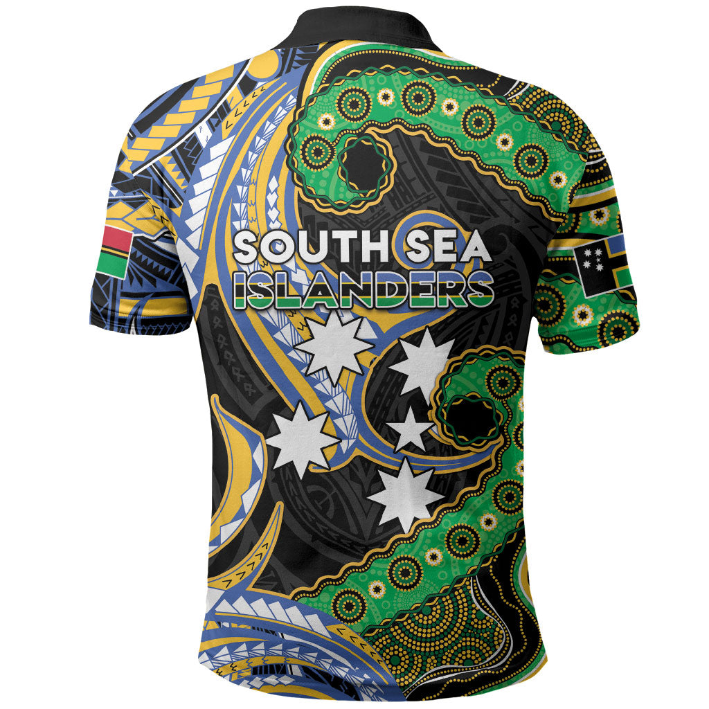 South Sea Islanders And Vanuatu Polo Shirt Boar Tusk Warrior Southern Tribal Pattern