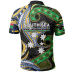 South Sea Islanders And Vanuatu Polo Shirt Boar Tusk Warrior Southern Tribal Pattern
