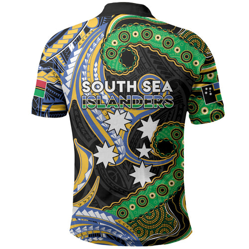 South Sea Islanders And Vanuatu Polo Shirt Boar Tusk Warrior Southern Tribal Pattern