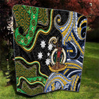 South Sea Islanders And Vanuatu Quilt Boar Tusk Warrior Southern Tribal Pattern