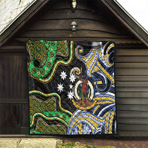 South Sea Islanders And Vanuatu Quilt Boar Tusk Warrior Southern Tribal Pattern
