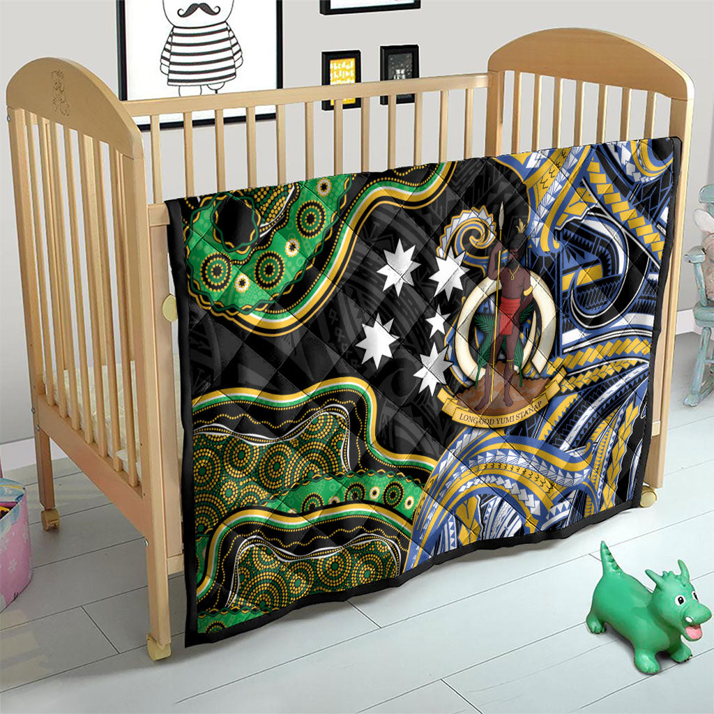 South Sea Islanders And Vanuatu Quilt Boar Tusk Warrior Southern Tribal Pattern