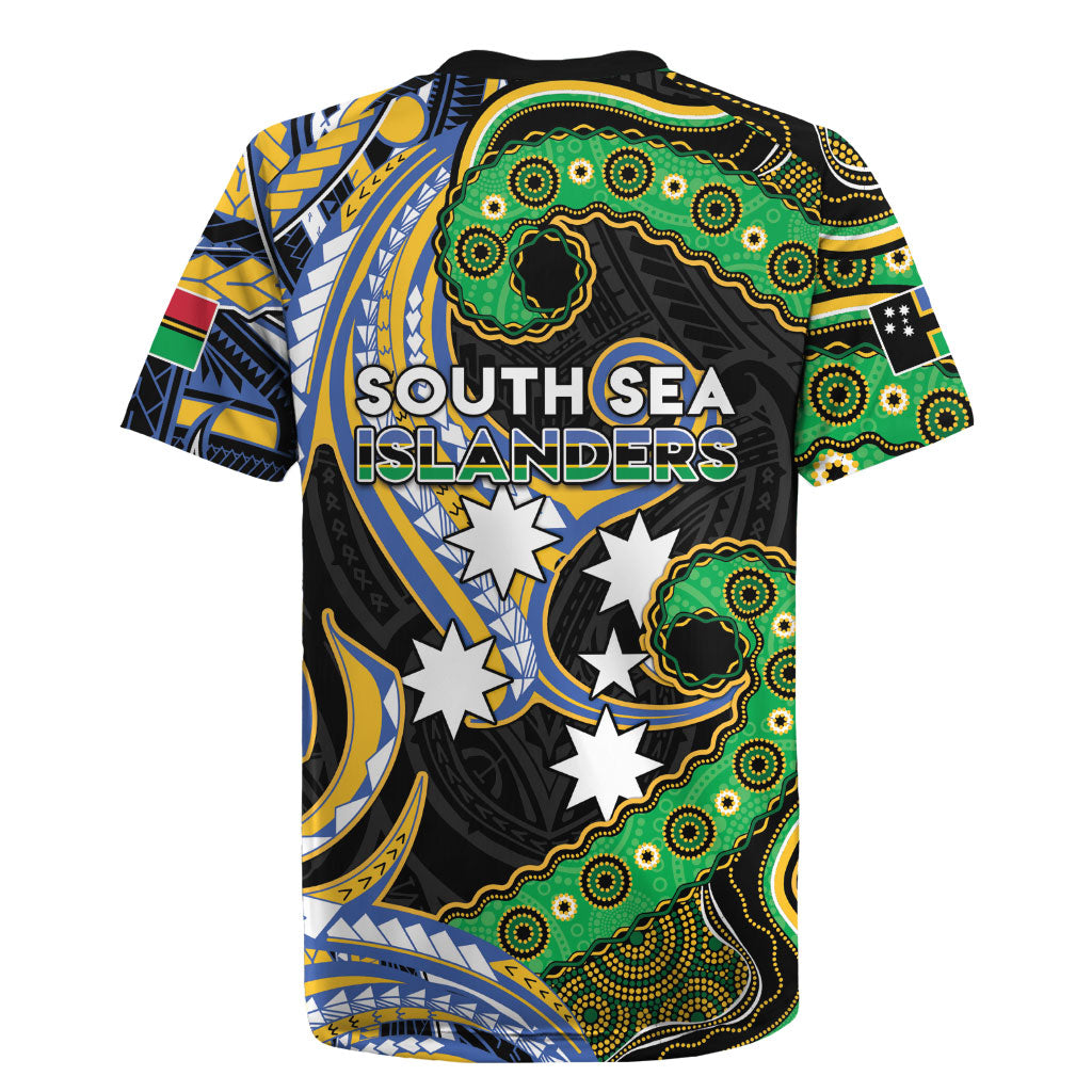 South Sea Islanders And Vanuatu Rugby Jersey Boar Tusk Warrior Southern Tribal Pattern