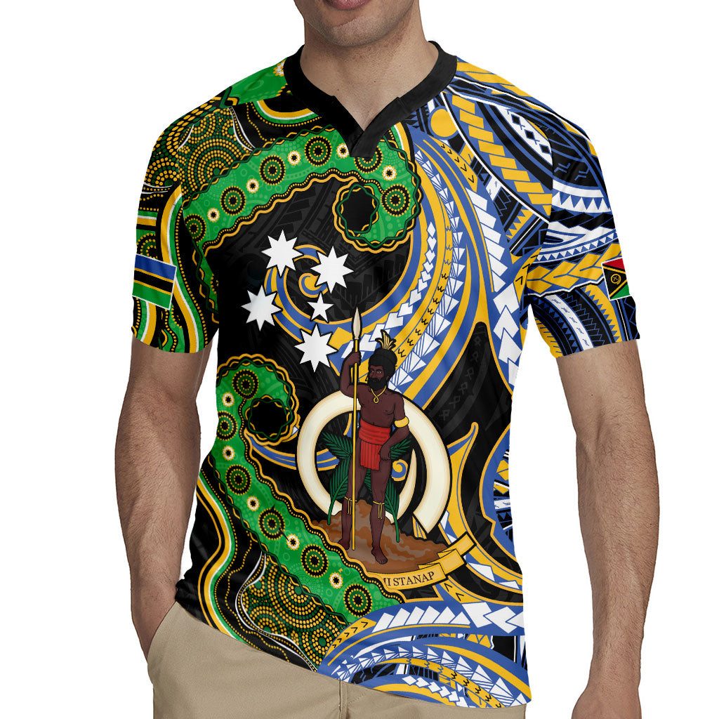 South Sea Islanders And Vanuatu Rugby Jersey Boar Tusk Warrior Southern Tribal Pattern