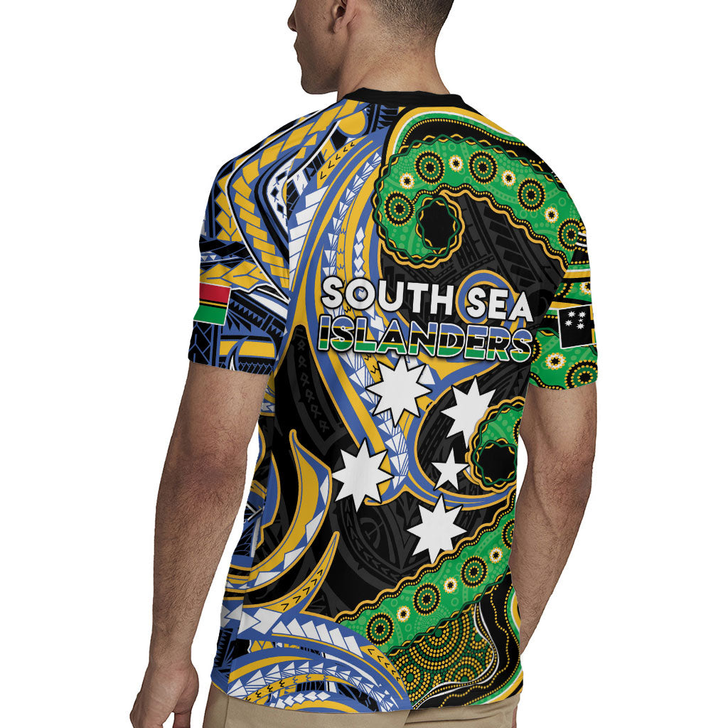 South Sea Islanders And Vanuatu Rugby Jersey Boar Tusk Warrior Southern Tribal Pattern