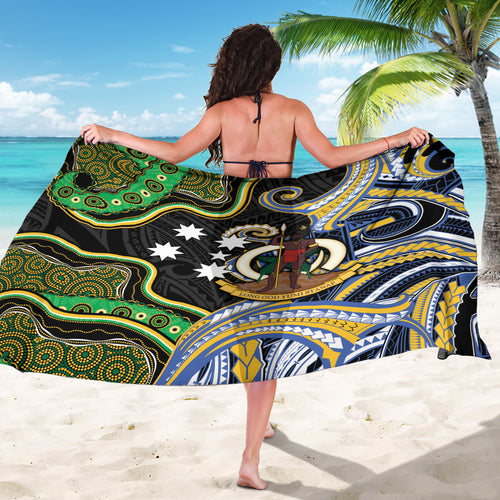 South Sea Islanders And Vanuatu Sarong Boar Tusk Warrior Southern Tribal Pattern