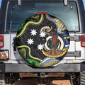 South Sea Islanders And Vanuatu Spare Tire Cover Boar Tusk Warrior Southern Tribal Pattern
