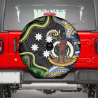 South Sea Islanders And Vanuatu Spare Tire Cover Boar Tusk Warrior Southern Tribal Pattern
