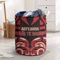 Aotearoa Ngai Te Rangi Laundry Basket New Zealand Traditional Maori Pattern