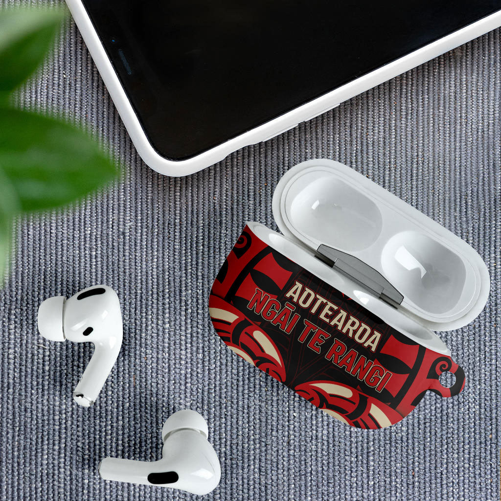 Aotearoa Ngai Te Rangi AirPods Case New Zealand Traditional Maori Pattern