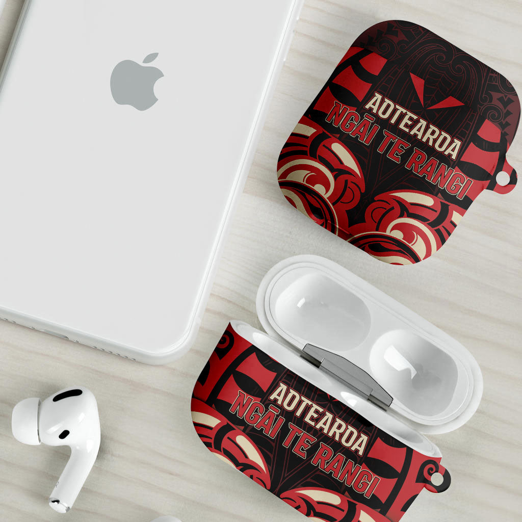 Aotearoa Ngai Te Rangi AirPods Case New Zealand Traditional Maori Pattern