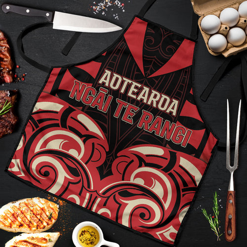 Aotearoa Ngai Te Rangi Apron New Zealand Traditional Maori Pattern