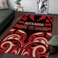 Aotearoa Ngai Te Rangi Area Rug New Zealand Traditional Maori Pattern