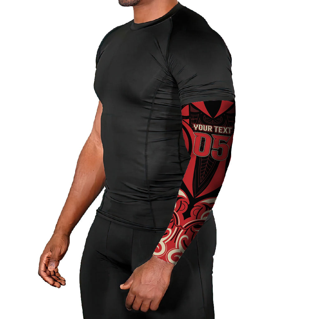 Custom Aotearoa Ngai Te Rangi Arm Sleeves New Zealand Traditional Maori Pattern