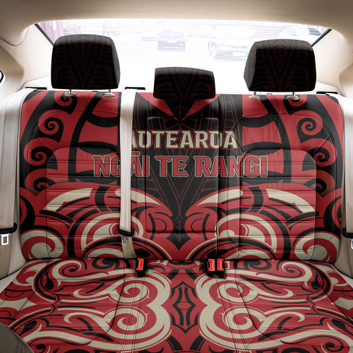 Aotearoa Ngai Te Rangi Back Car Seat Cover New Zealand Traditional Maori Pattern