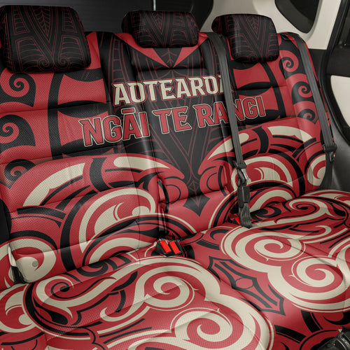 Aotearoa Ngai Te Rangi Back Car Seat Cover New Zealand Traditional Maori Pattern