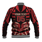 Custom Aotearoa Ngai Te Rangi Baseball Jacket New Zealand Traditional Maori Pattern