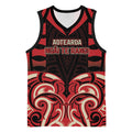 Custom Aotearoa Ngai Te Rangi Basketball Jersey New Zealand Traditional Maori Pattern