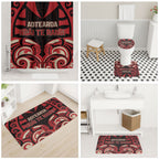 Aotearoa Ngai Te Rangi Bathroom Set New Zealand Traditional Maori Pattern