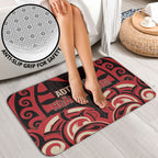 Aotearoa Ngai Te Rangi Bathroom Set New Zealand Traditional Maori Pattern