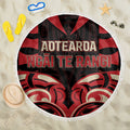 Aotearoa Ngai Te Rangi Beach Blanket New Zealand Traditional Maori Pattern
