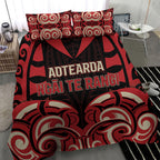 Aotearoa Ngai Te Rangi Bedding Set New Zealand Traditional Maori Pattern