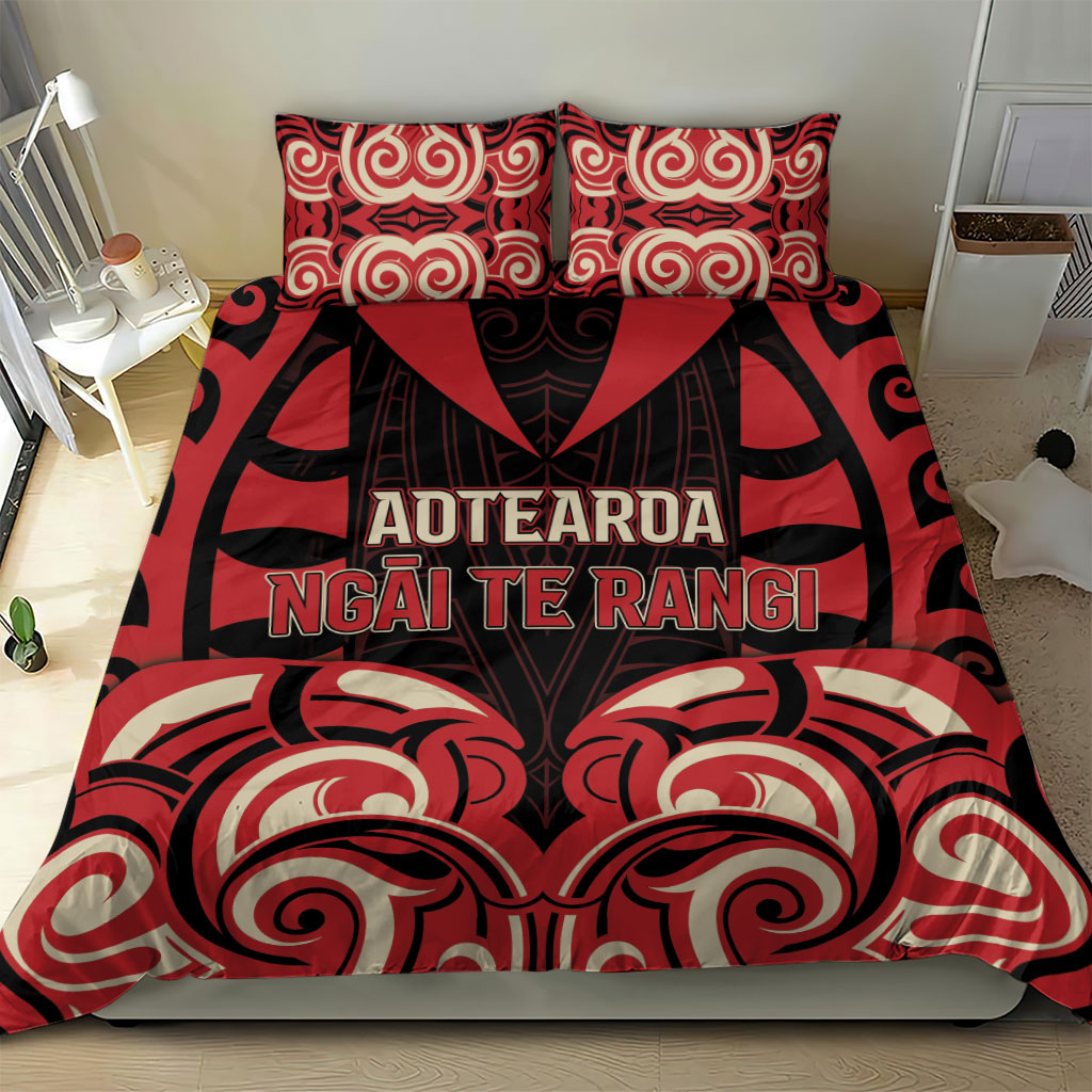Aotearoa Ngai Te Rangi Bedding Set New Zealand Traditional Maori Pattern