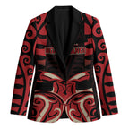 Custom Aotearoa Ngai Te Rangi Blazer New Zealand Traditional Maori Pattern