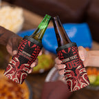 Custom Aotearoa Ngai Te Rangi 4 in 1 Can Cooler Tumbler New Zealand Traditional Maori Pattern