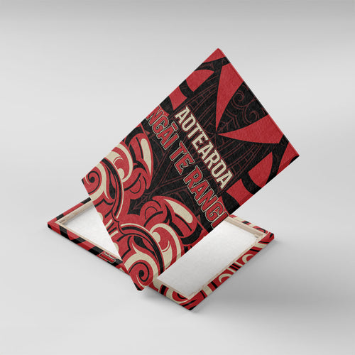 Aotearoa Ngai Te Rangi Canvas Wall Art New Zealand Traditional Maori Pattern