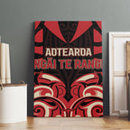 Aotearoa Ngai Te Rangi Canvas Wall Art New Zealand Traditional Maori Pattern
