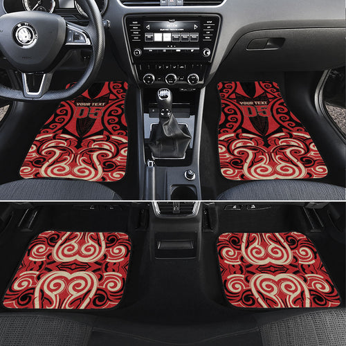 Custom Aotearoa Ngai Te Rangi Car Mats New Zealand Traditional Maori Pattern