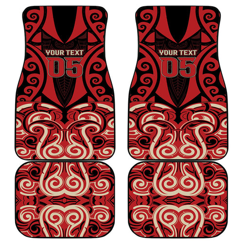 Custom Aotearoa Ngai Te Rangi Car Mats New Zealand Traditional Maori Pattern