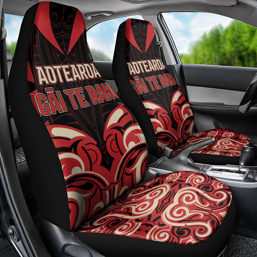 Aotearoa Ngai Te Rangi Car Seat Cover New Zealand Traditional Maori Pattern