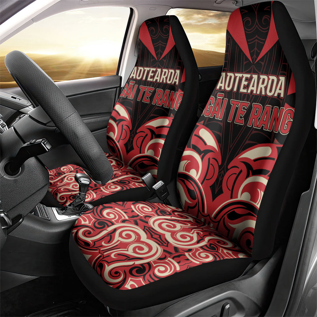 Aotearoa Ngai Te Rangi Car Seat Cover New Zealand Traditional Maori Pattern