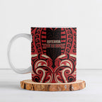 Custom Aotearoa Ngai Te Rangi Ceramic Mug New Zealand Traditional Maori Pattern