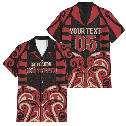 Custom Aotearoa Ngai Te Rangi Family Matching Summer Maxi Dress and Hawaiian Shirt New Zealand Traditional Maori Pattern