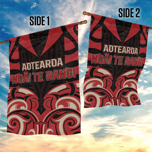 Aotearoa Ngai Te Rangi Garden Flag New Zealand Traditional Maori Pattern