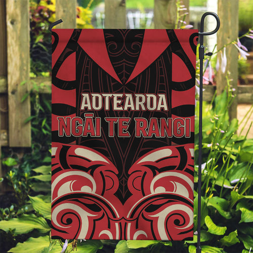 Aotearoa Ngai Te Rangi Garden Flag New Zealand Traditional Maori Pattern