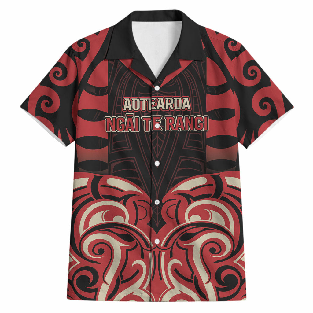 Custom Aotearoa Ngai Te Rangi Hawaiian Shirt New Zealand Traditional Maori Pattern
