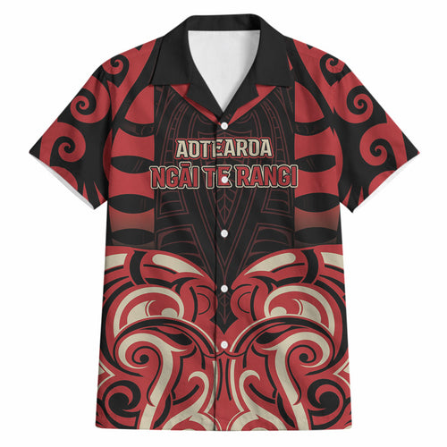 Custom Aotearoa Ngai Te Rangi Hawaiian Shirt New Zealand Traditional Maori Pattern