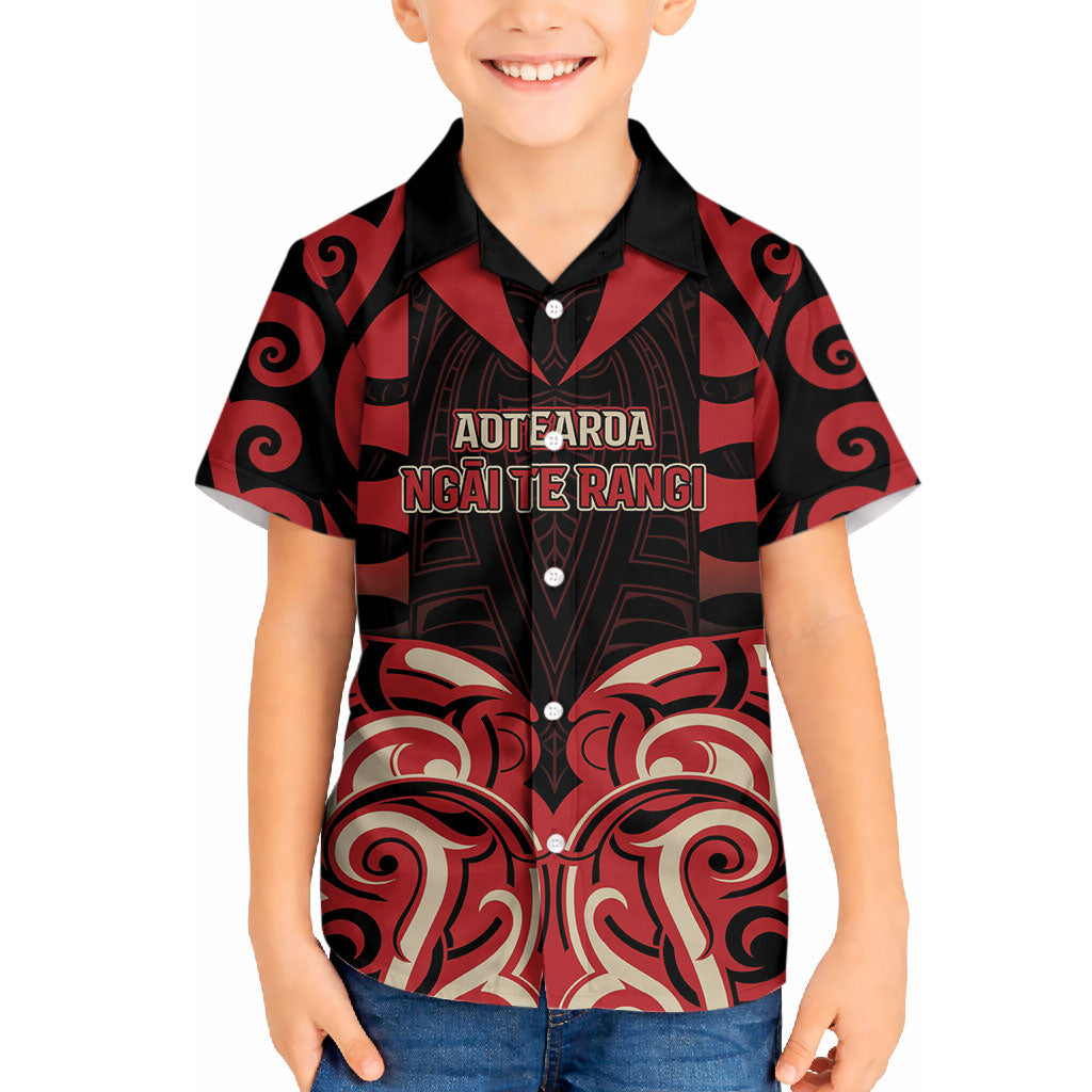 Custom Aotearoa Ngai Te Rangi Hawaiian Shirt New Zealand Traditional Maori Pattern