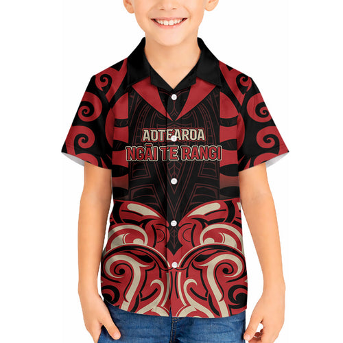 Custom Aotearoa Ngai Te Rangi Hawaiian Shirt New Zealand Traditional Maori Pattern