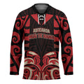 Custom Aotearoa Ngai Te Rangi Hockey Jersey New Zealand Traditional Maori Pattern